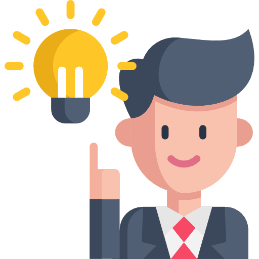 Idea business and finance manager businessman icon