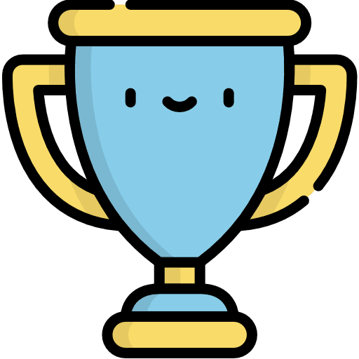 Trophy champion competition sport icon