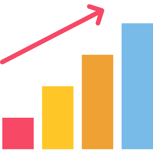 Graph stats graph report icon