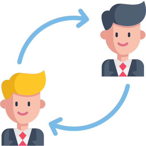 Teamwork people business and finance business icon