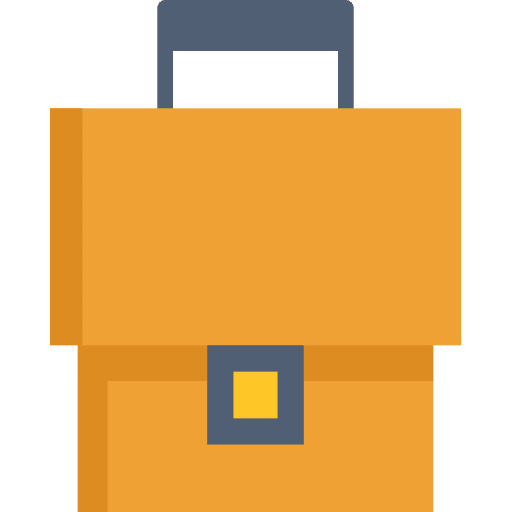 Portfolio briefcase business portfolio icon