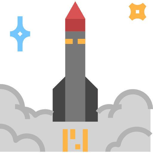 Rocket rocket transportation rocket launch icon