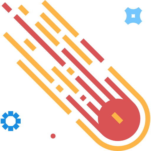Comet comet star sky icon