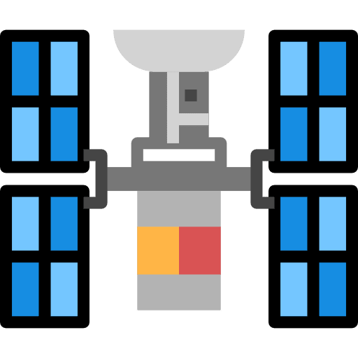 Satellite satellite technology communication icon