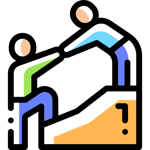 Help people support coaching icon