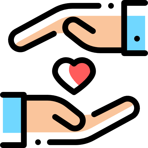Protect protect hands and gestures relationship icon