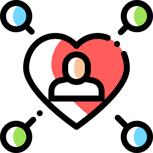 Kindness avatar social media account icon