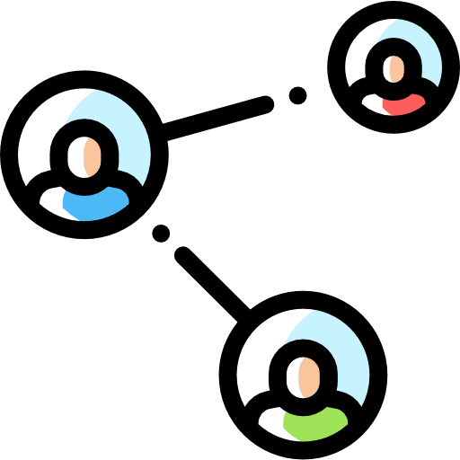 Share user network social media icon