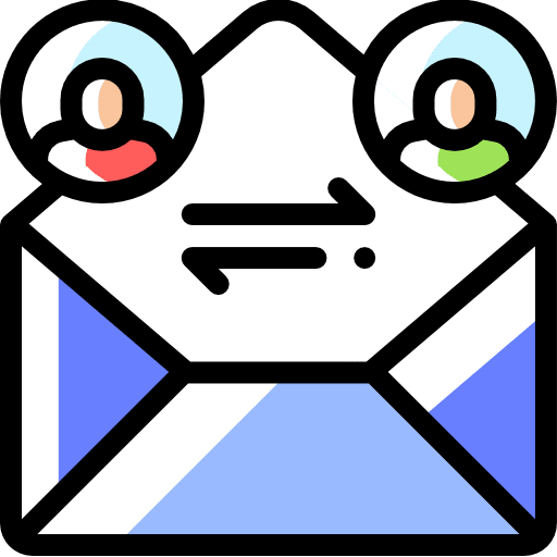 Mailing envelopes mailing email icon