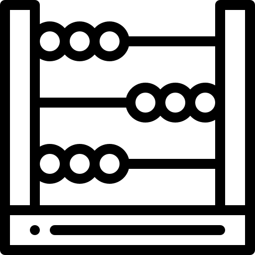 Abacus abacus maths calculating icon