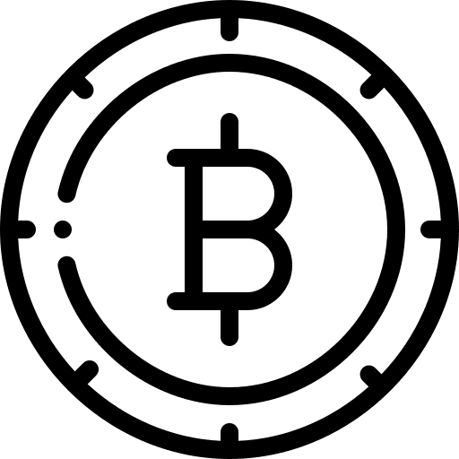 Bitcoin business currency business and finance icon