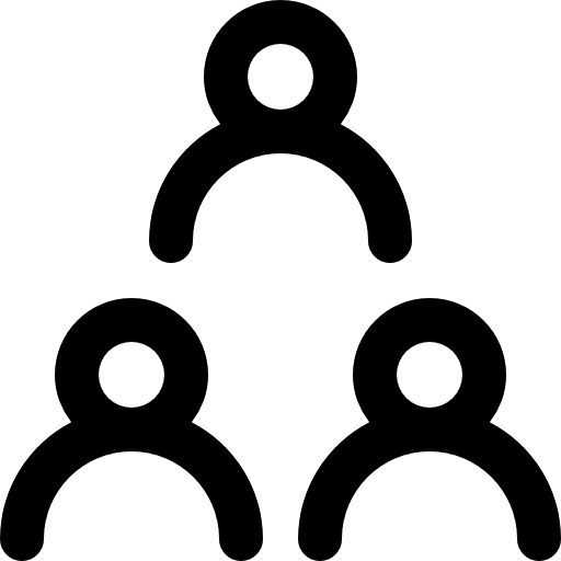 Group people three people group icon