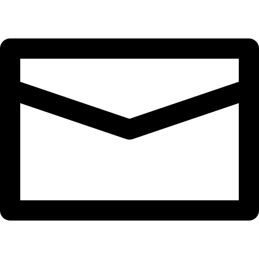 Mail interface communications envelope icon