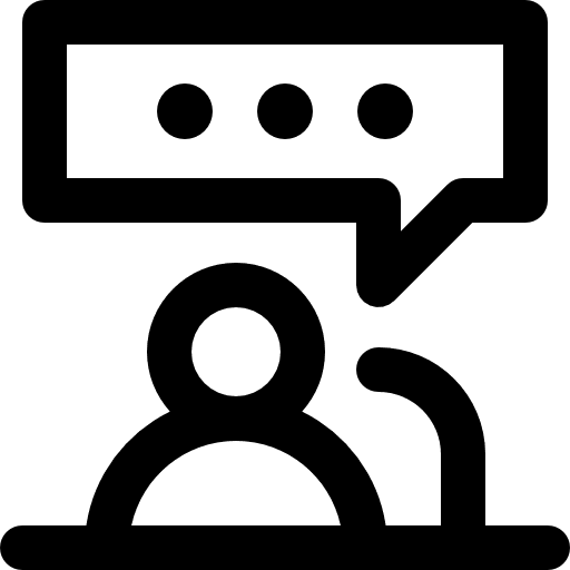 Speech speech presentation conversation icon