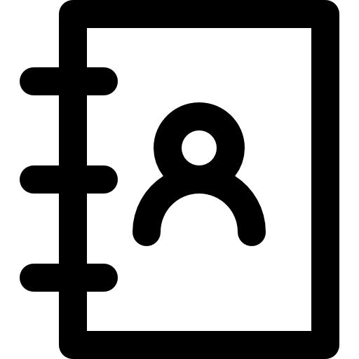 Address book address address book notebook icon