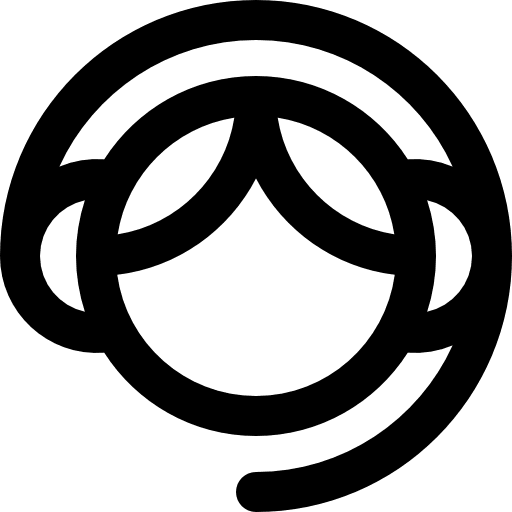 Customer service representative contact center avatar icon