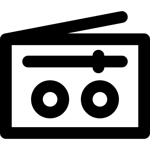 Radio transistor technology radios icon