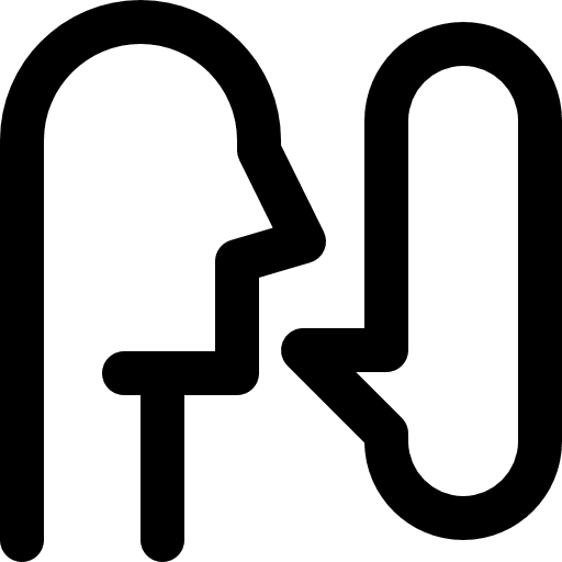 Speaking chat bubble chat balloon speech balloon icon