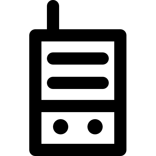 Walkie talkie technology walkie talkie communications icon