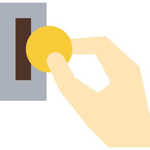 Coin coin machine laundromat icon