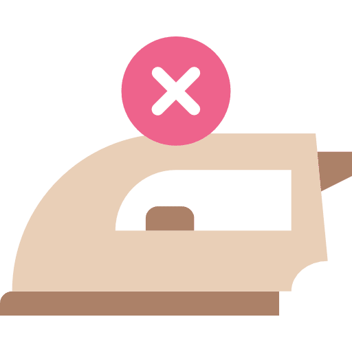 Iron steam ironing hot icon