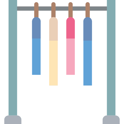 Clothes line hanger clothes line fashion icon