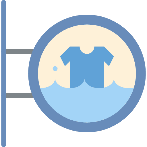 Label label fashion laundry icon