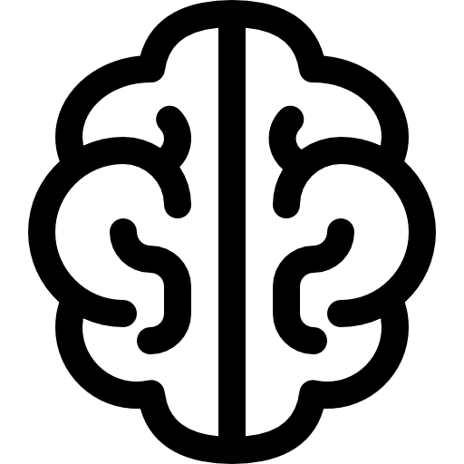 Intellect brain education human brain icon