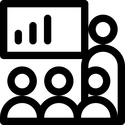 Presentation presentation class training icon