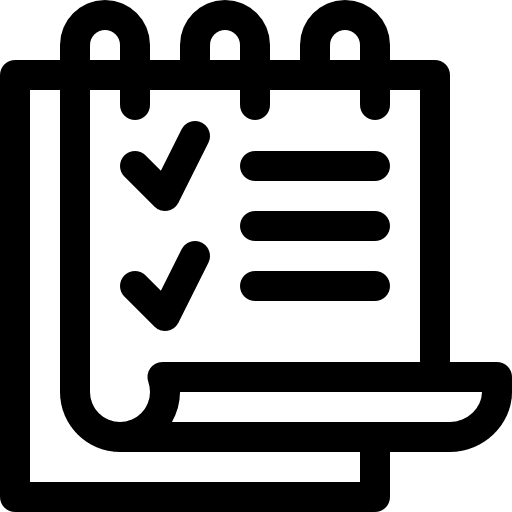 Check list tick list compliance icon