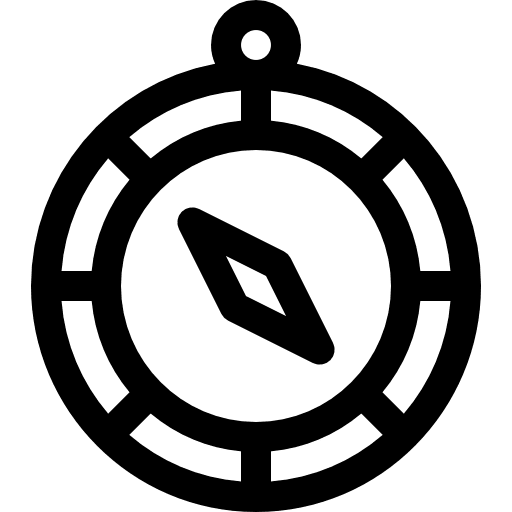 Compass gps orientation maps and location icon