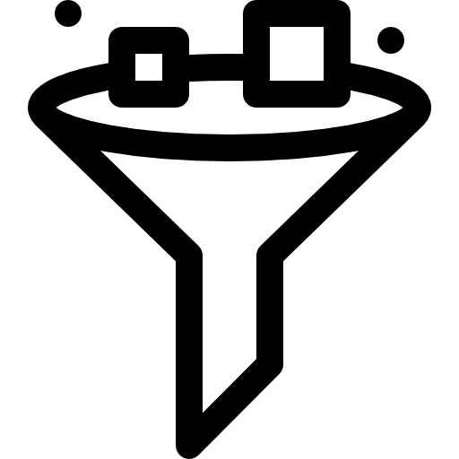 Selection selective tool business and finance icon