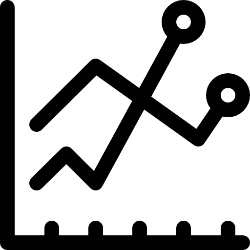 Chart profits business business and finance icon