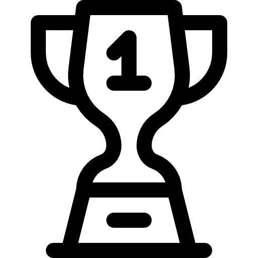 Trophy winner cup trophy icon