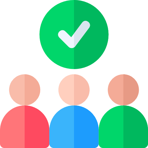 Hired business and finance worker human resources icon