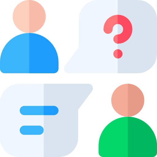 Interview interview user chat bubble icon