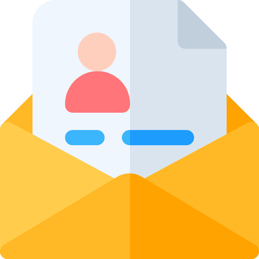 Resume files and folders communications business and finance icon