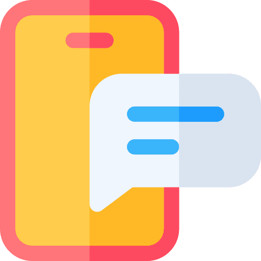 Smartphone electronics message smartphone icon