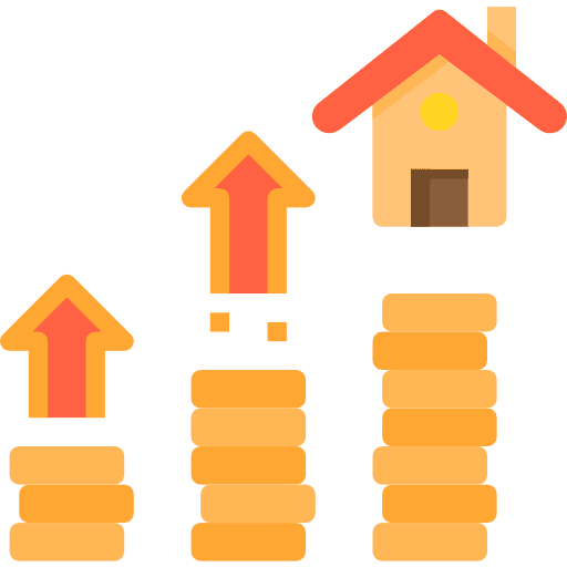 Loan architecture loan building icon