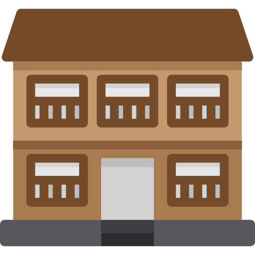 Apartment construction buildings building icon