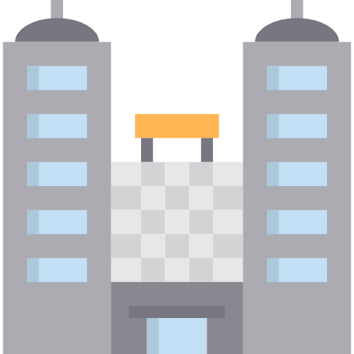 Buildings city apartments architecture and city icon