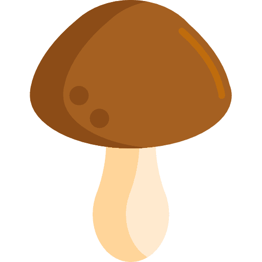 Mushroom mushroom food and restaurant vegan icon