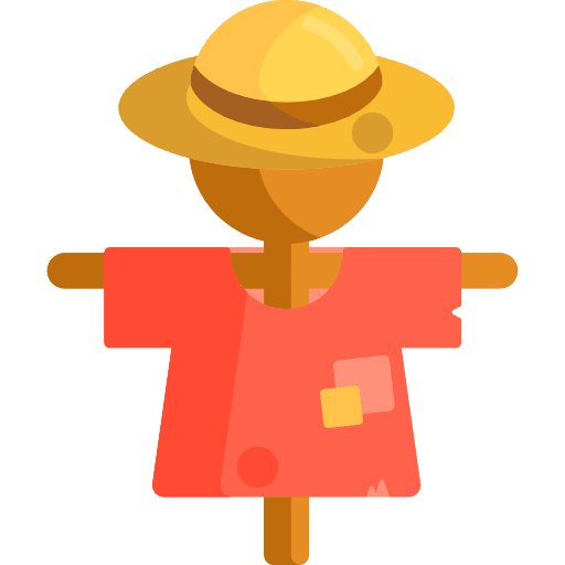 Scarecrow scarecrow plantation agriculture icon