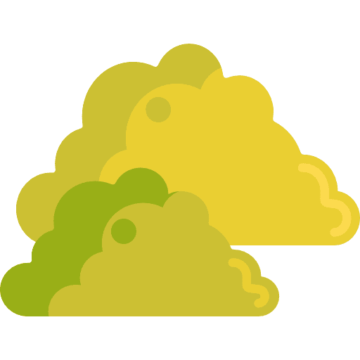 Shrub nature farming and gardening flower pot icon