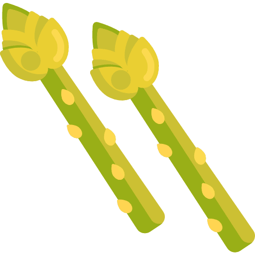 Asparagus cooking food and restaurant vegetarian icon