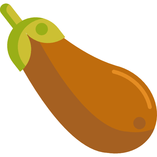 Eggplant eggplant food and restaurant vegetarian icon