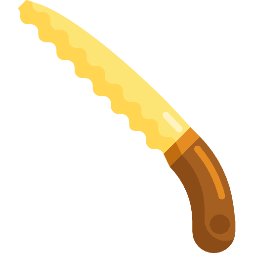 Handsaw tools construction cut icon