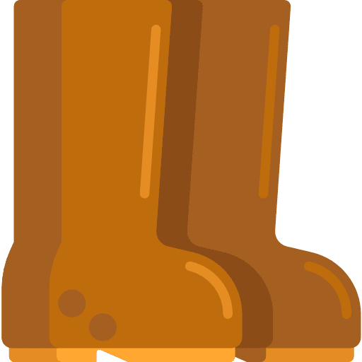 Boots farming footwear accessory icon