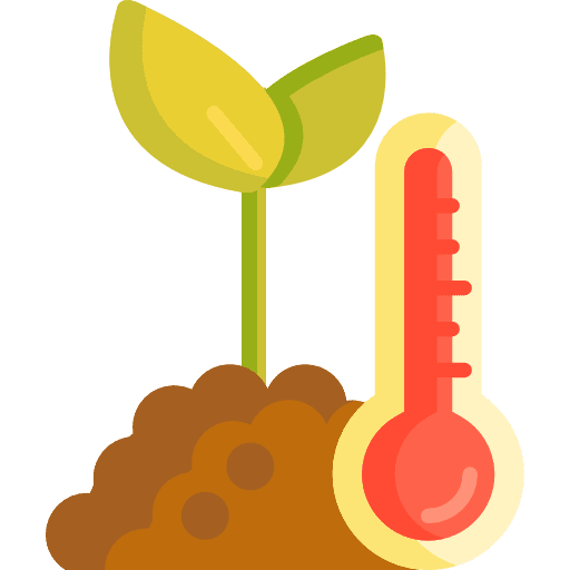 Temperature weather plant mercury icon