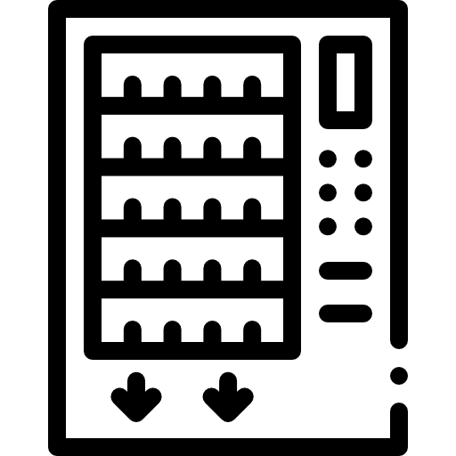 Vending machine vending machine food and restaurant commerce and shopping icon